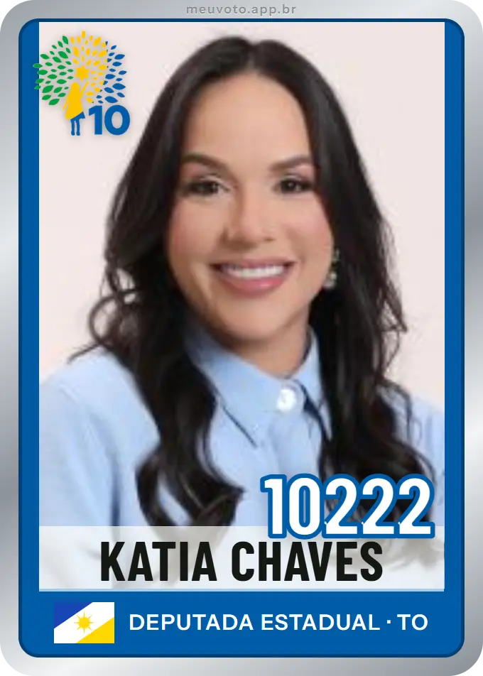 Carta de Katia Chaves, número 10222, Republicanos
