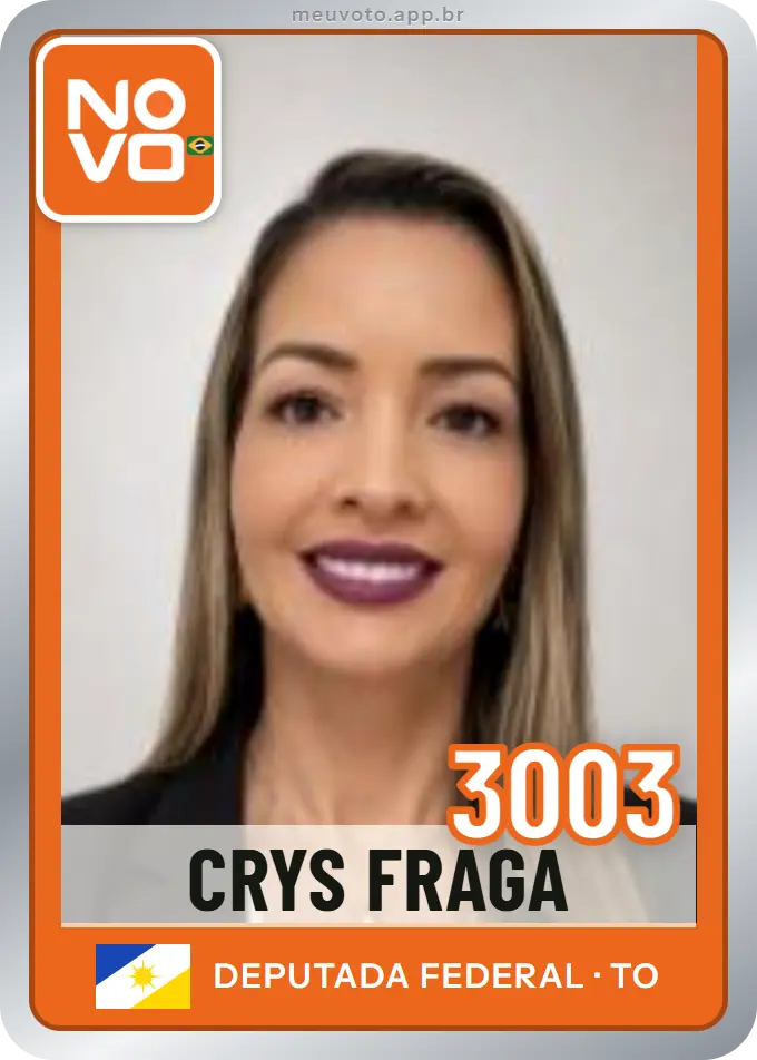 Carta de Crys Fraga, número 3003, Novo