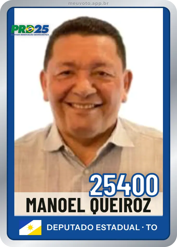 Carta de Manoel Queiroz, número 25400, PRD