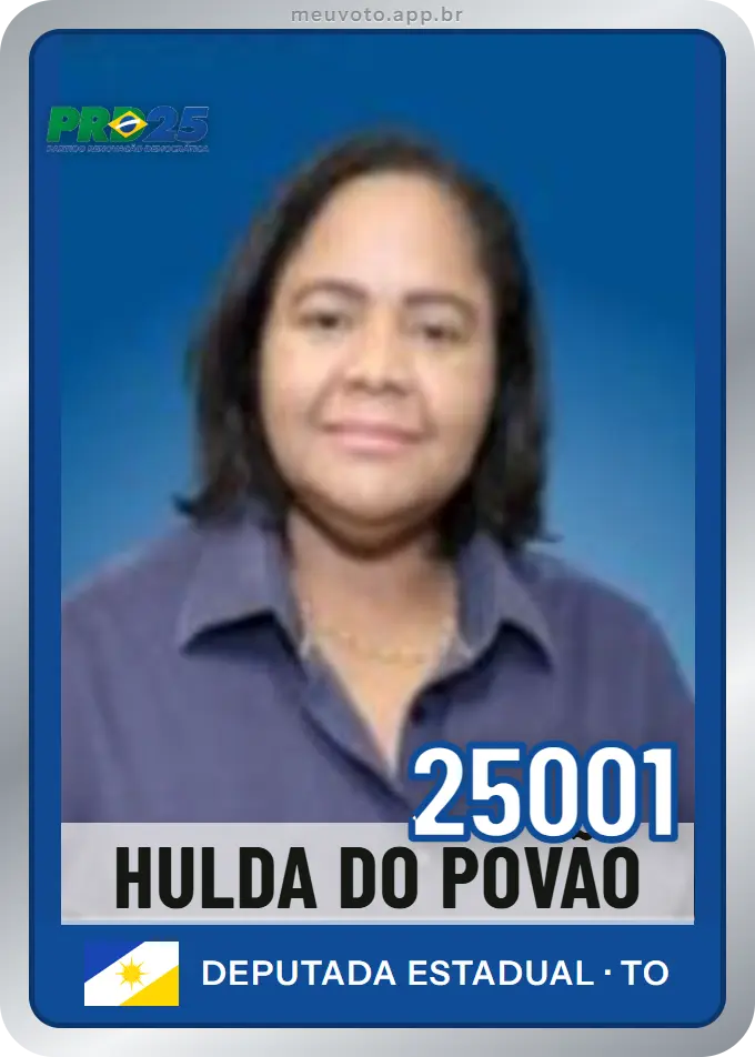 Carta de Hulda do Povão, número 25001, PRD