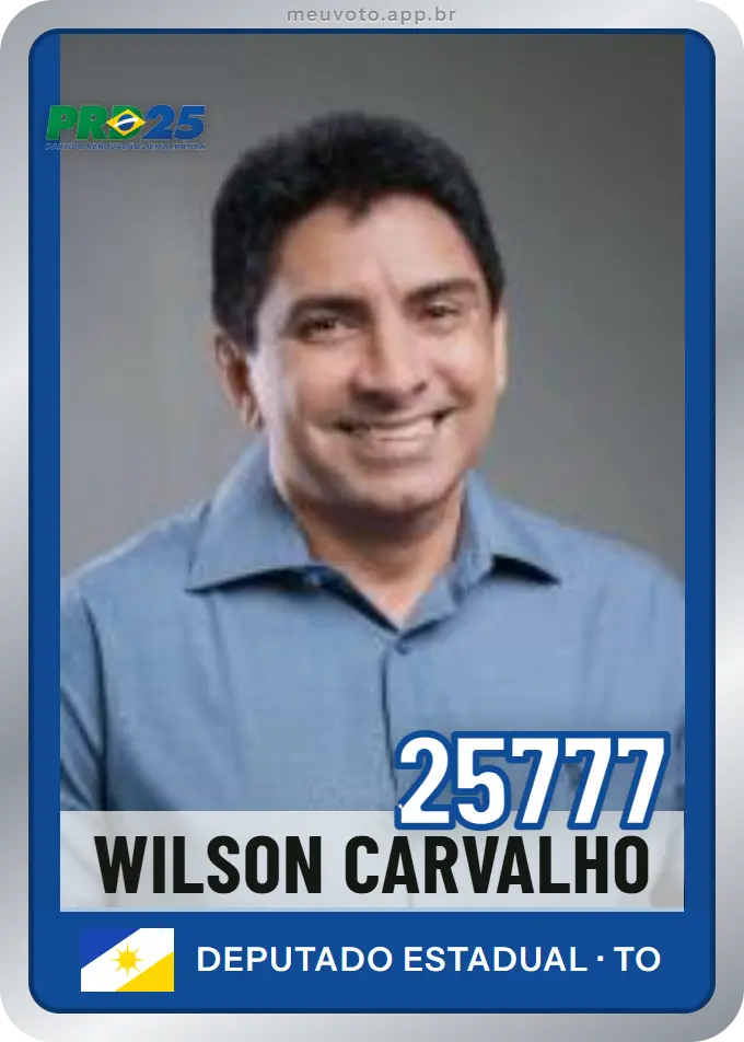 Carta de Wilson Carvalho, número 25777, PRD