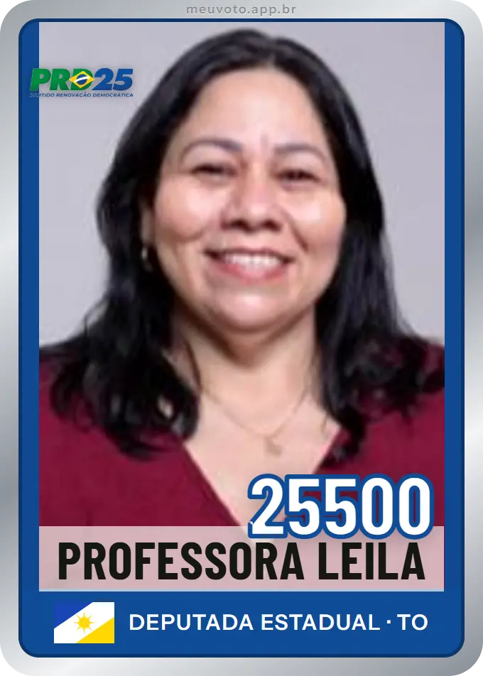 Carta de Professora Leila, número 25500, PRD