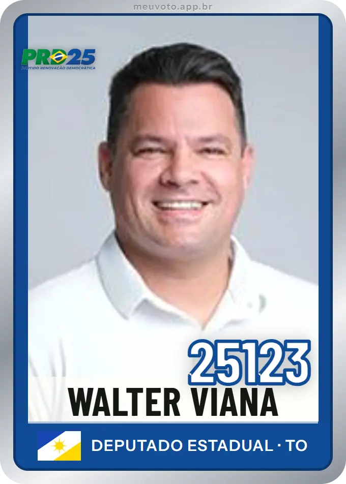 Carta de Walter Viana, número 25123, PRD