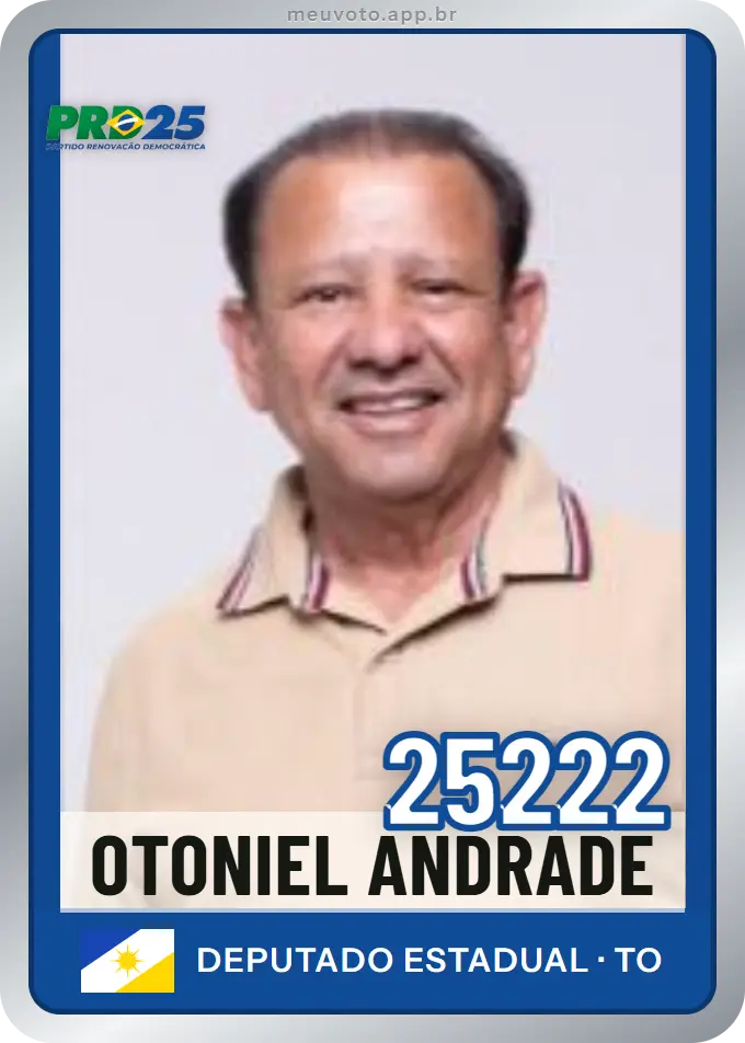 Carta de Otoniel Andrade, número 25222, PRD