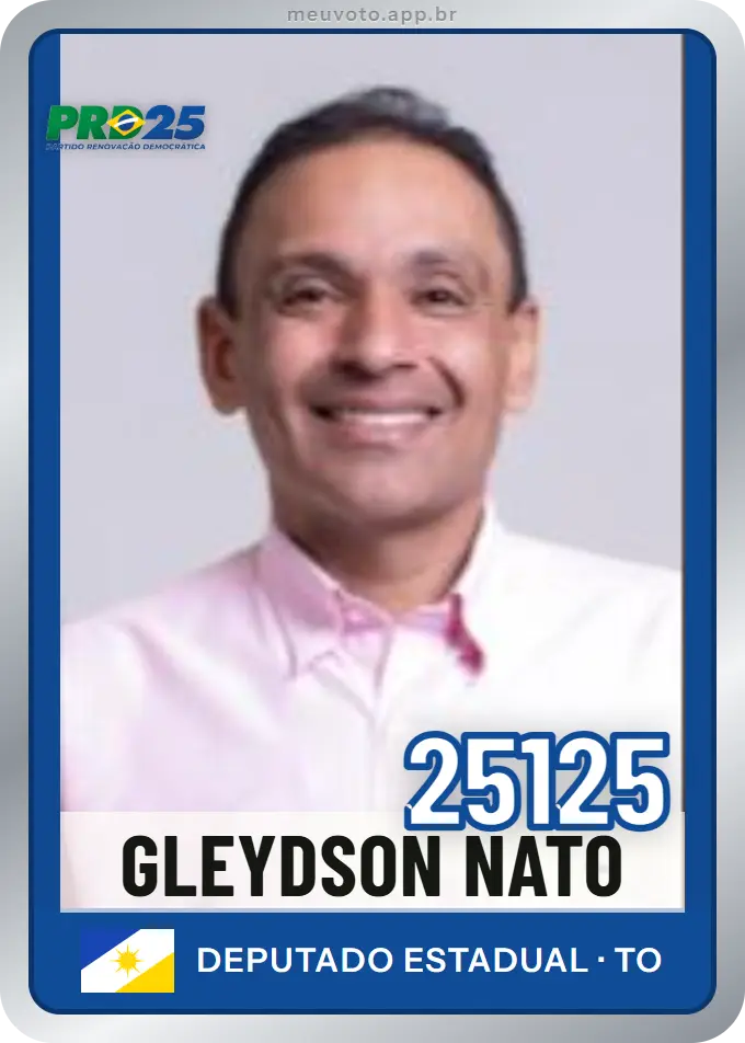 Carta de Gleydson Nato, número 25125, PRD