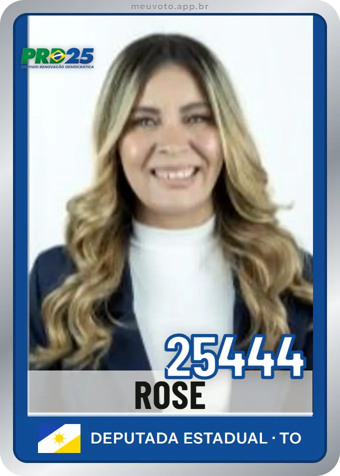 Carta de Rose, número 25444, PRD