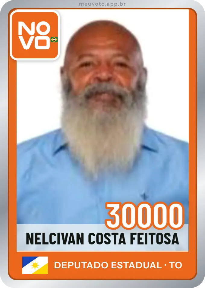 Carta de Nelcivan Costa Feitosa, número 30000, Novo
