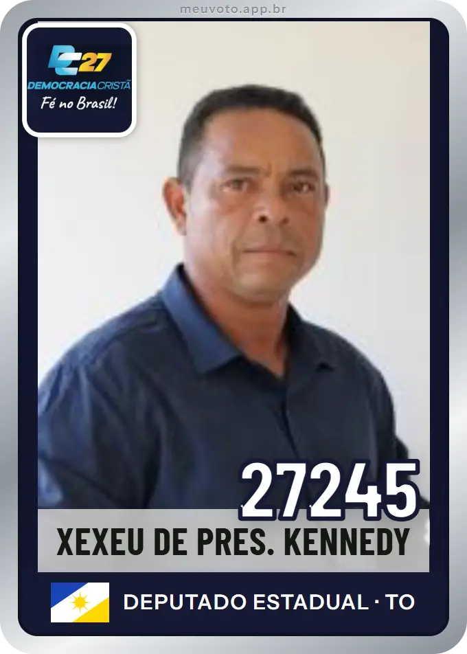 Carta de Xexeu de Pres. Kennedy, número 27245, DC