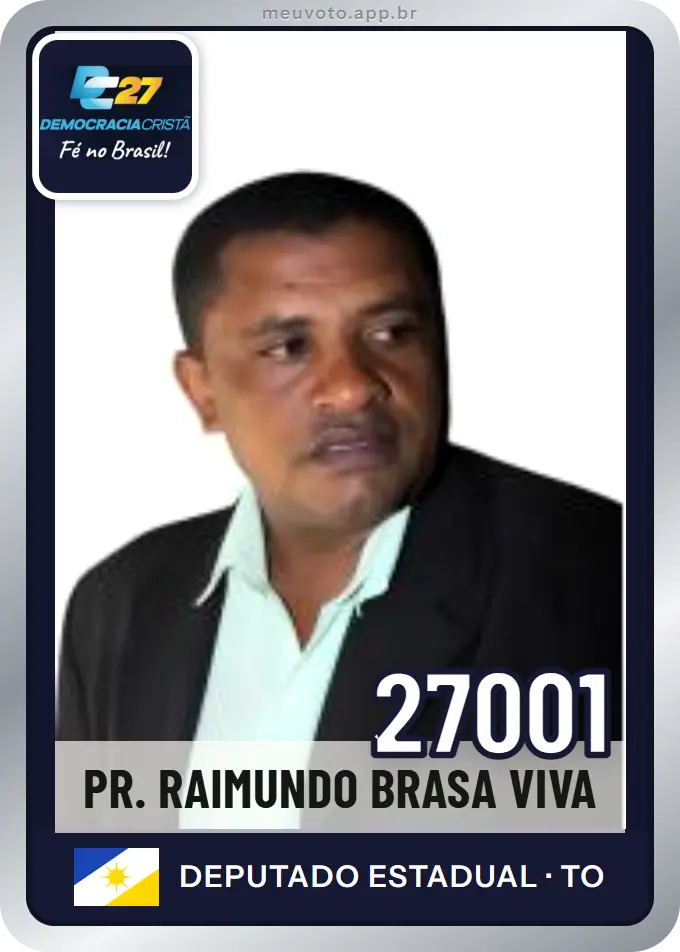 Carta de Pr. Raimundo Brasa Viva, número 27001, DC