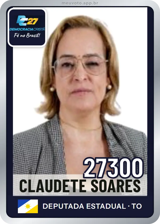 Carta de Claudete Soares, número 27300, DC