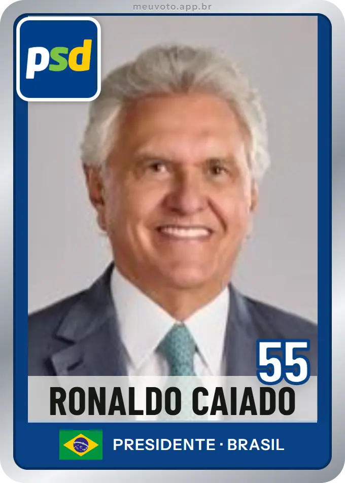 Carta de Ronaldo Caiado, número 55, PSD