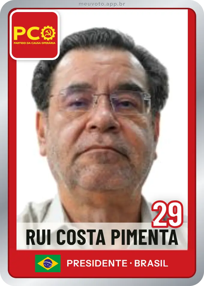 Carta de Rui Costa Pimenta, número 29, PCO