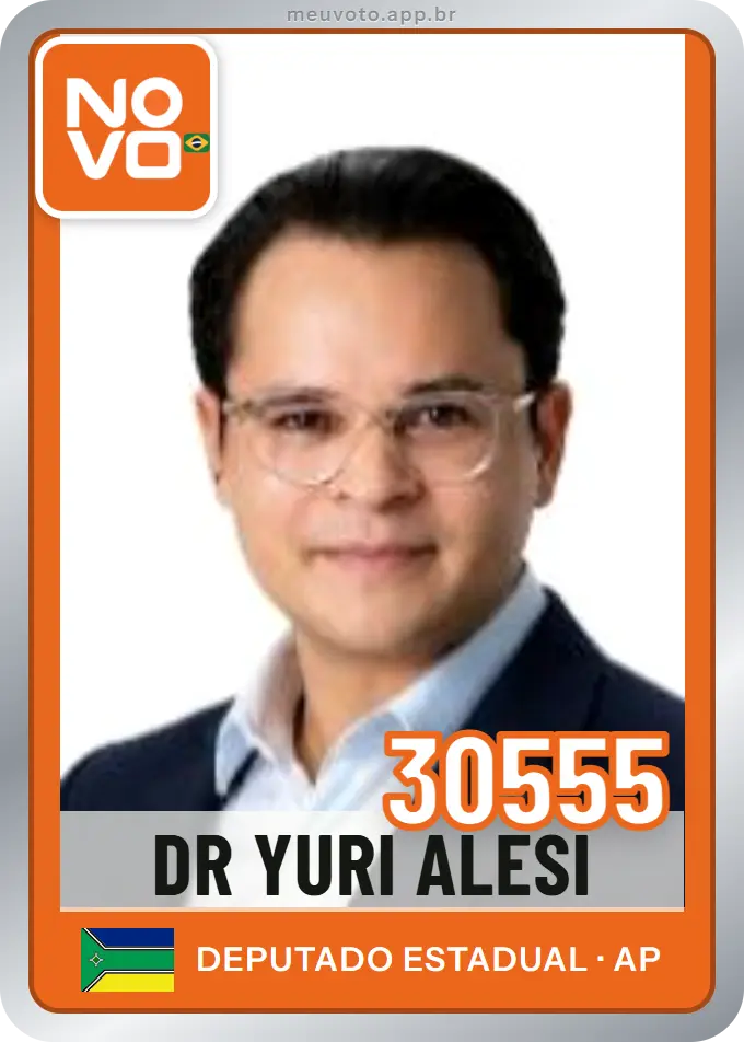Carta de Dr Yuri Alesi, número 30555, Novo