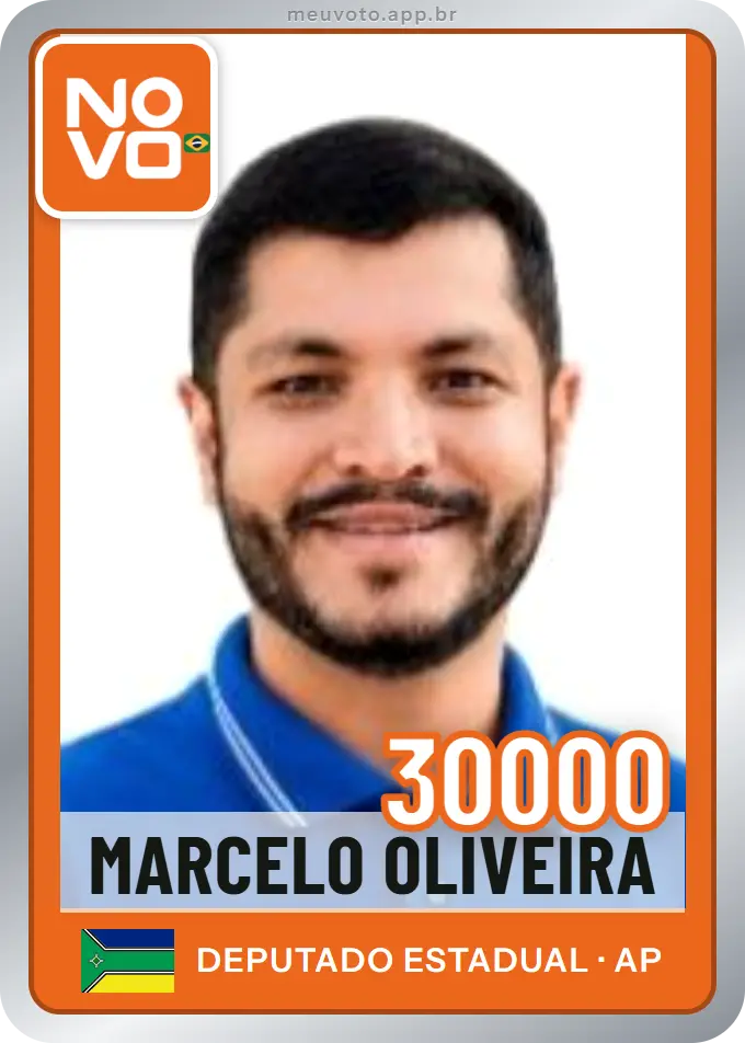 Carta de Marcelo Oliveira, número 30000, Novo