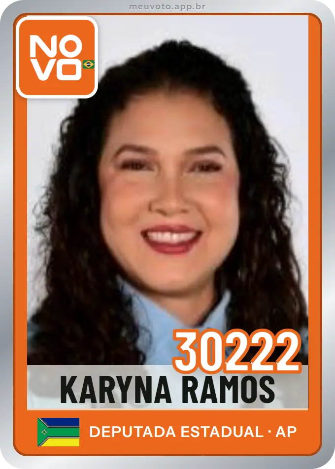 Carta de Karyna Ramos, número 30222, Novo