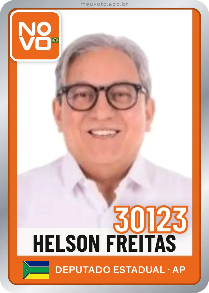 Carta de Helson Freitas, número 30123, Novo