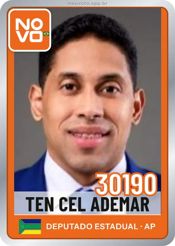 Carta de Ten Cel Ademar, número 30190, Novo