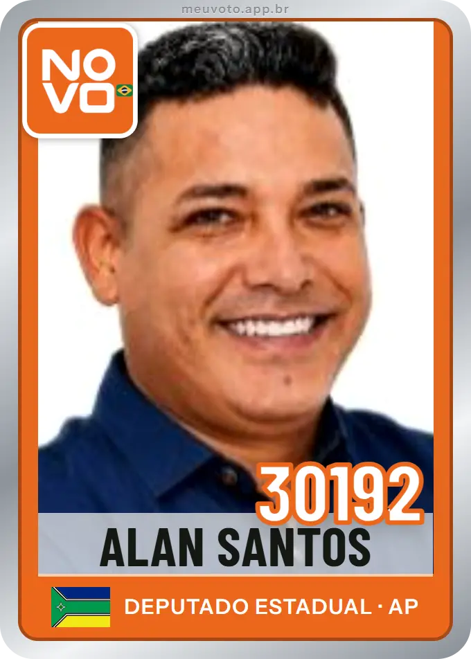 Carta de Alan Santos, número 30192, Novo