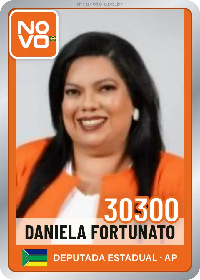 Carta de Daniela Fortunato, número 30300, Novo