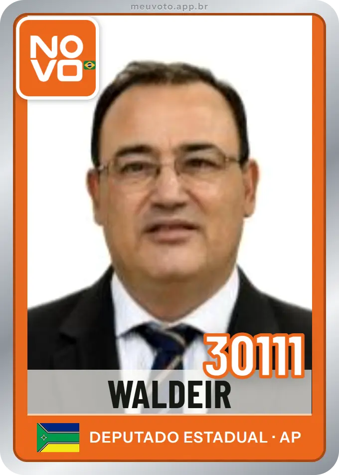 Carta de Waldeir, número 30111, Novo