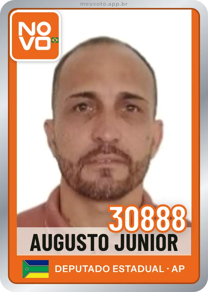 Carta de Augusto Júnior, número 30888, Novo
