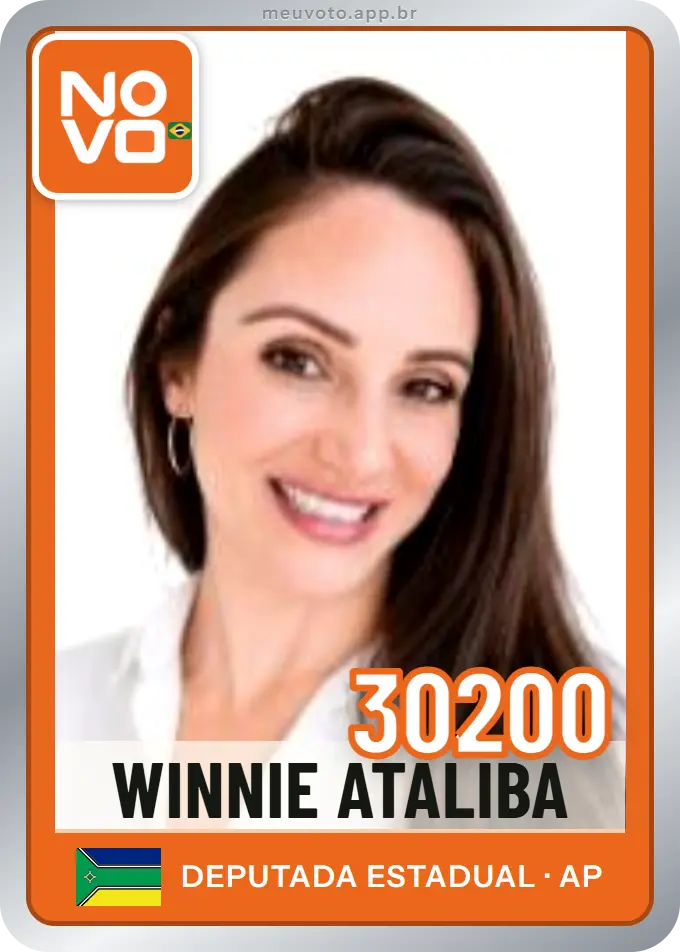 Carta de Winnie Ataliba, número 30200, Novo