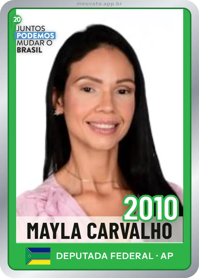Carta de Mayla Carvalho, número 2010, Podemos