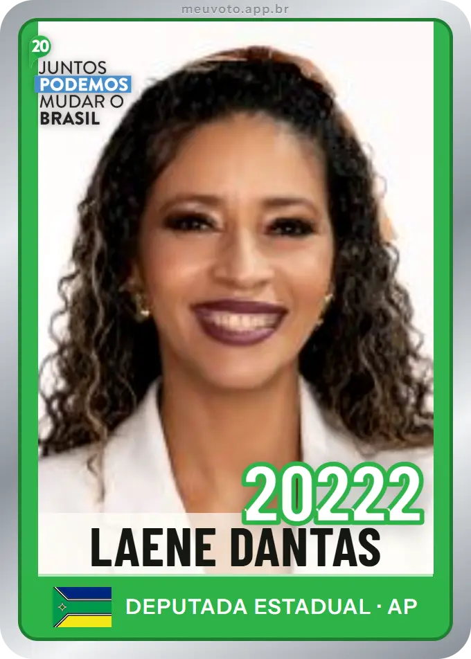 Carta de Laene Dantas, número 20222, Podemos
