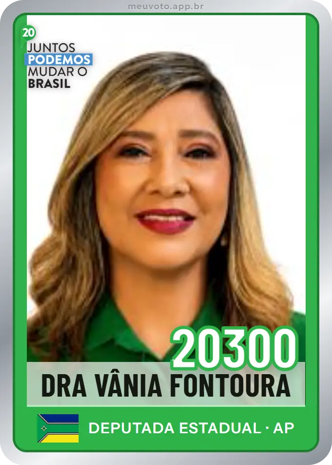 Carta de Dra Vânia Fontoura, número 20300, Podemos