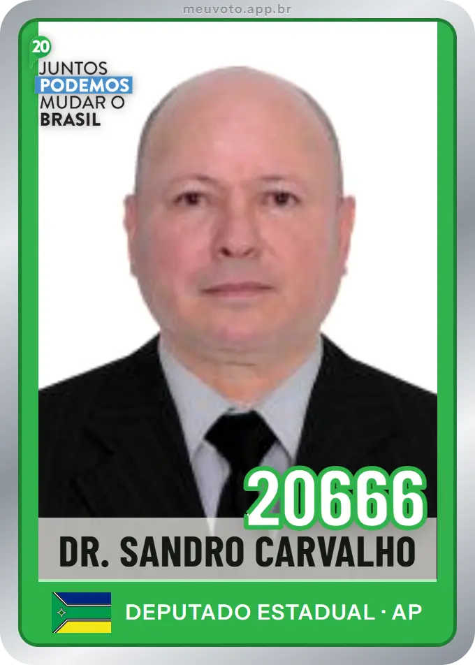 Carta de Dr. Sandro Carvalho, número 20666, Podemos