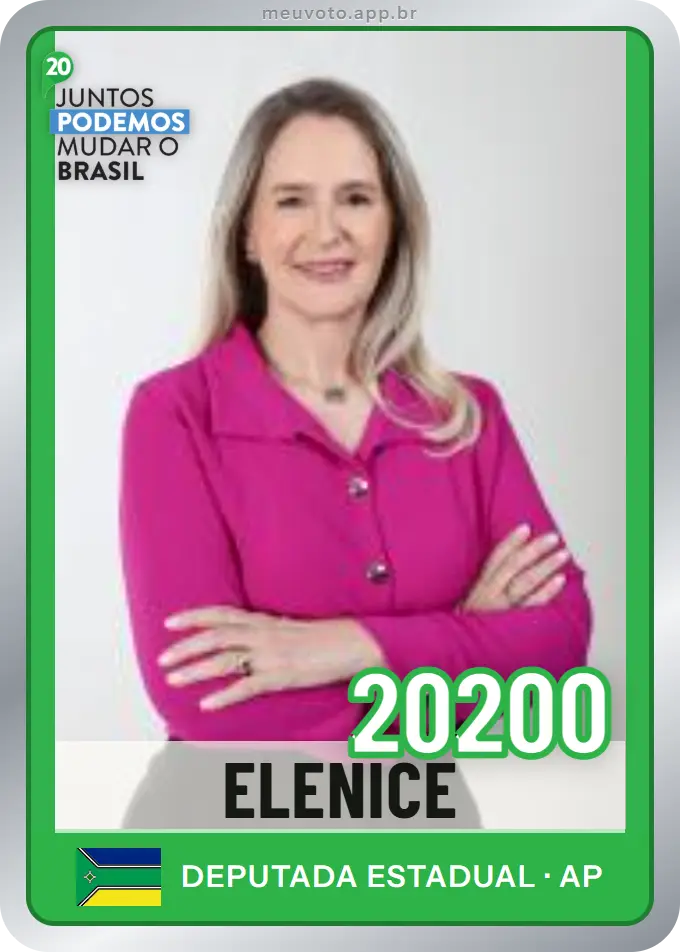 Carta de Elenice, número 20200, Podemos