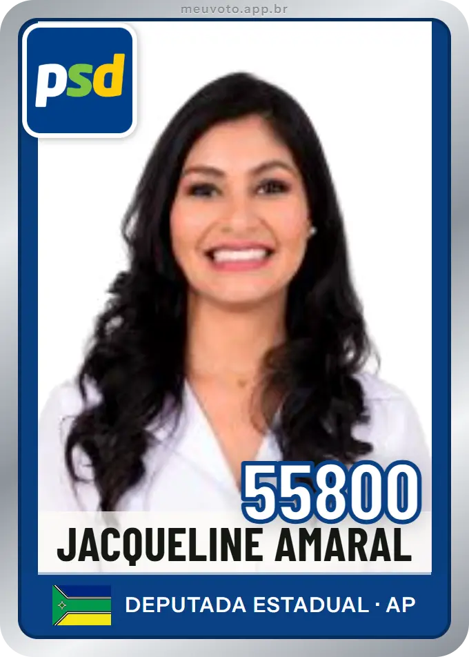 Carta de Jacqueline Amaral, número 55800, PSD