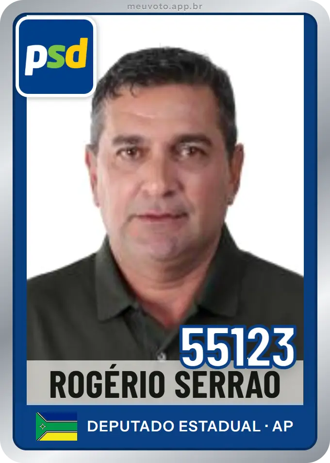 Carta de Rogério Serrão, número 55123, PSD