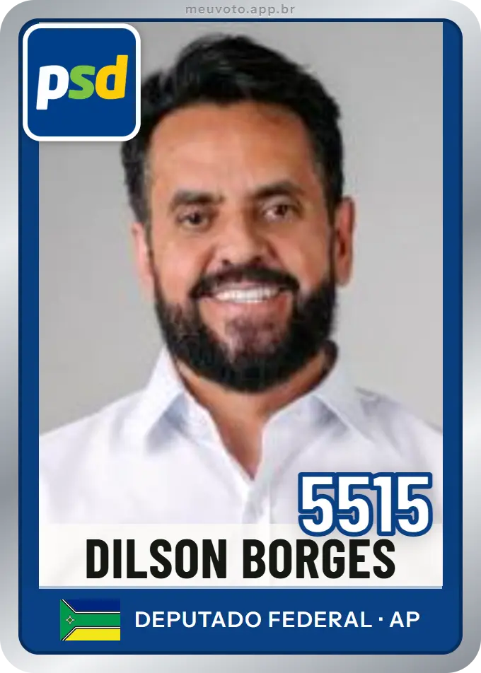Carta de Dilson Borges, número 5515, PSD