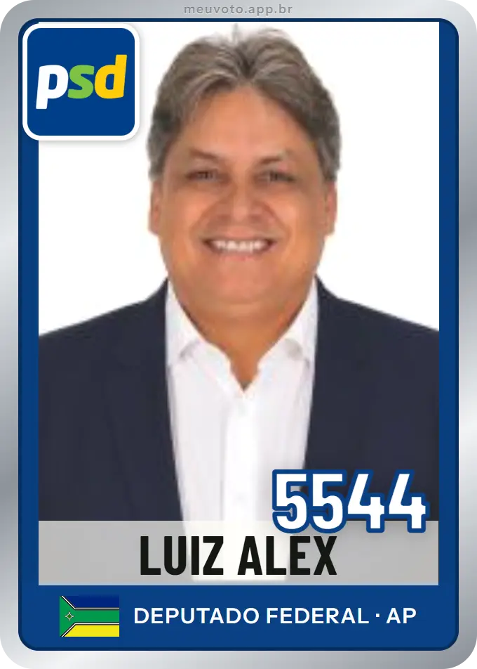 Carta de Luiz Alex, número 5544, PSD