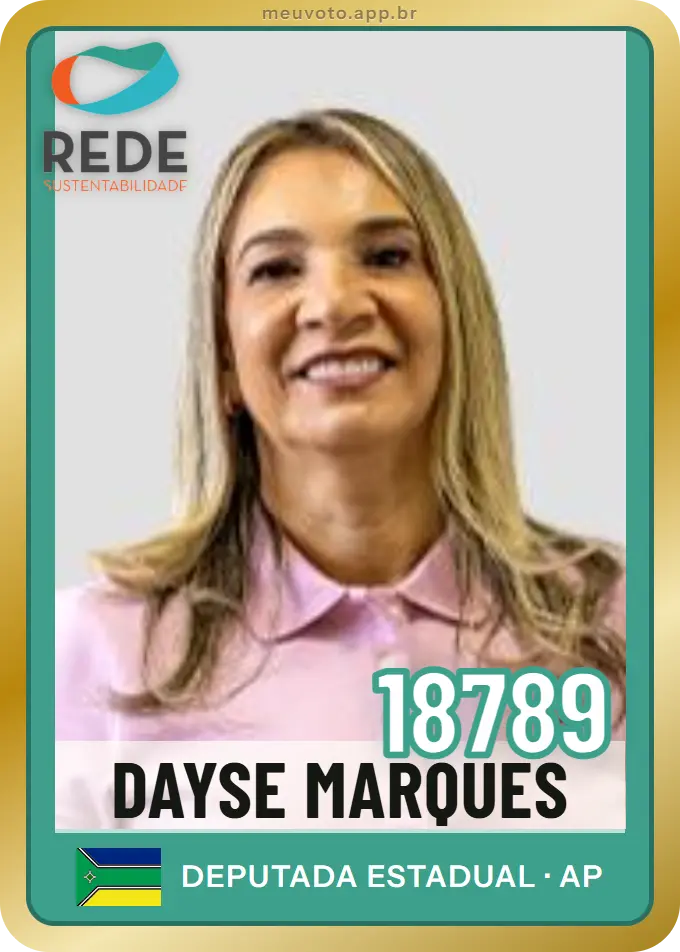 Carta de Dayse Marques, número 18789, Rede