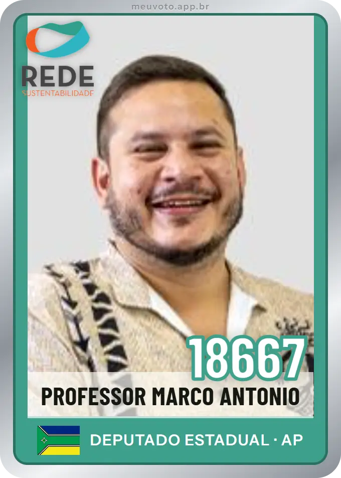 Carta de Professor Marco Antonio, número 18667, Rede