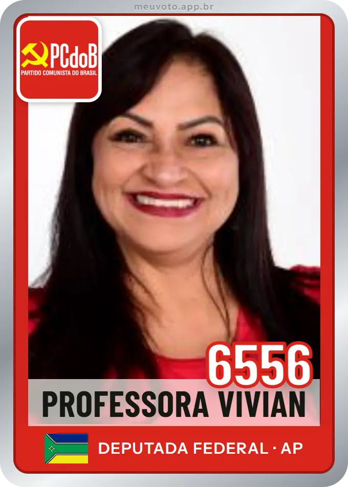 Carta de Professora Vivian, número 6556, PCdoB