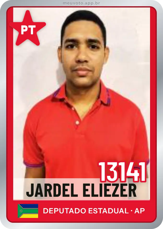 Carta de Jardel Eliezer, número 13141, PT