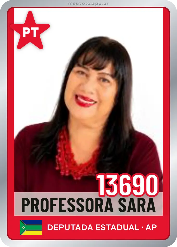 Carta de Professora Sara, número 13690, PT