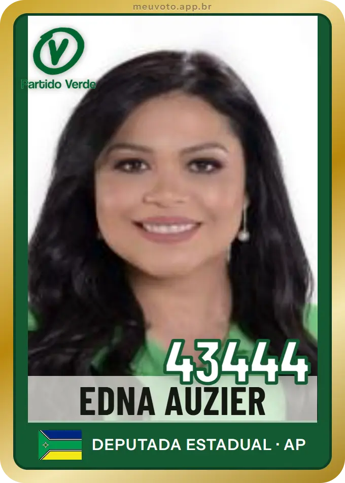 Carta de Edna Auzier, número 43444, PV