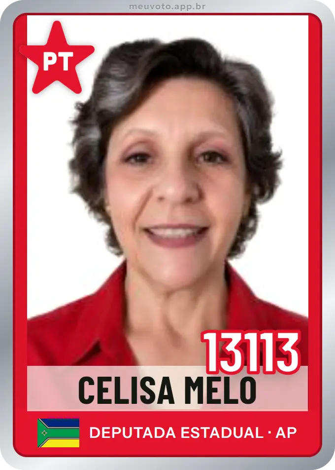 Carta de Celisa Melo, número 13113, PT