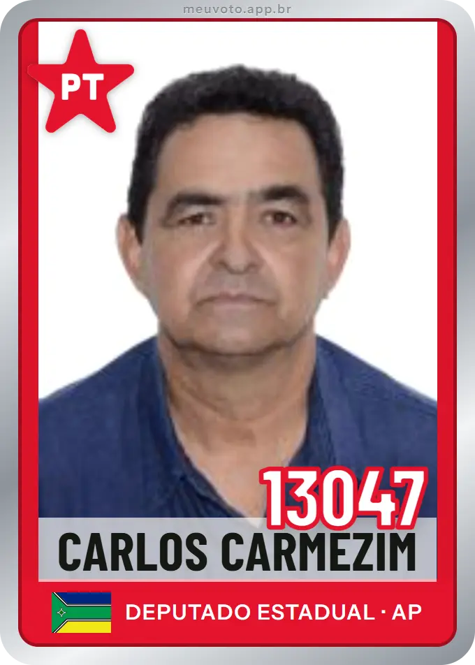 Carta de Carlos Carmezim, número 13047, PT