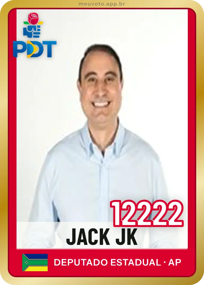 Carta de Jack Jk, número 12222, PDT