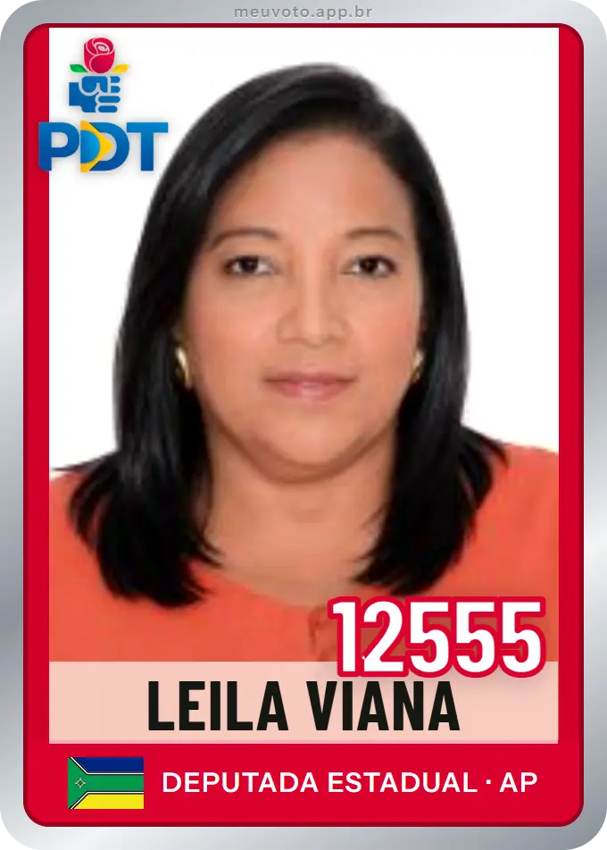 Carta de Leila Viana, número 12555, PDT