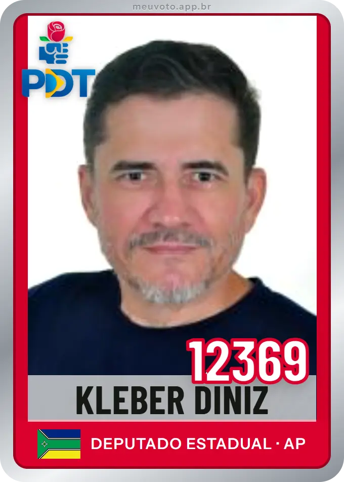Carta de Kleber Diniz, número 12369, PDT
