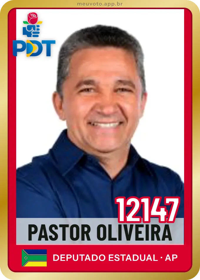 Carta de Pastor Oliveira, número 12147, PDT