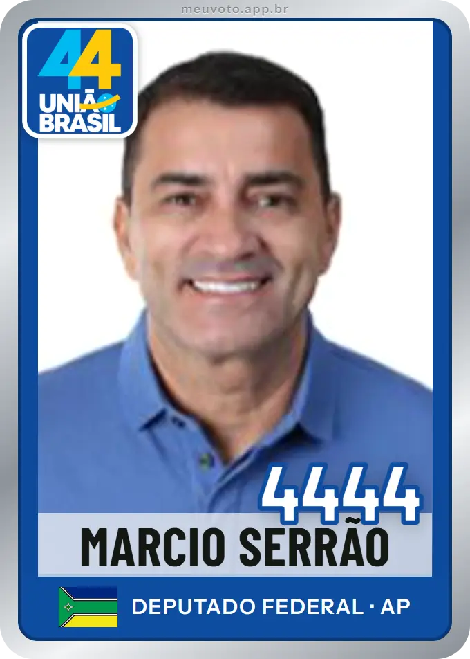 Carta de Marcio Serrão, número 4444, União