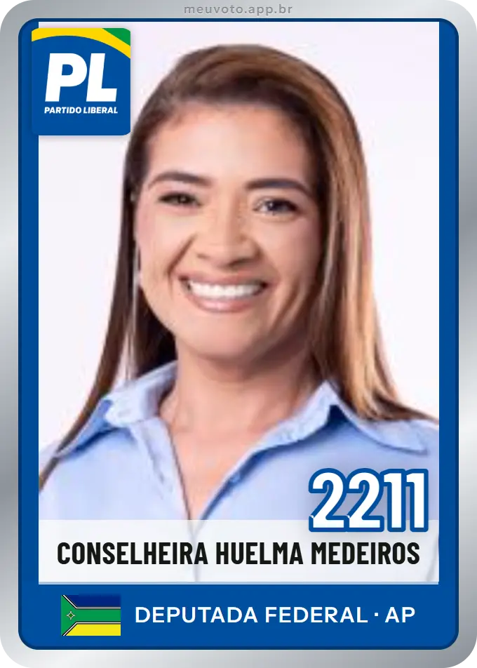 Carta de Conselheira Huelma Medeiros, número 2211, PL