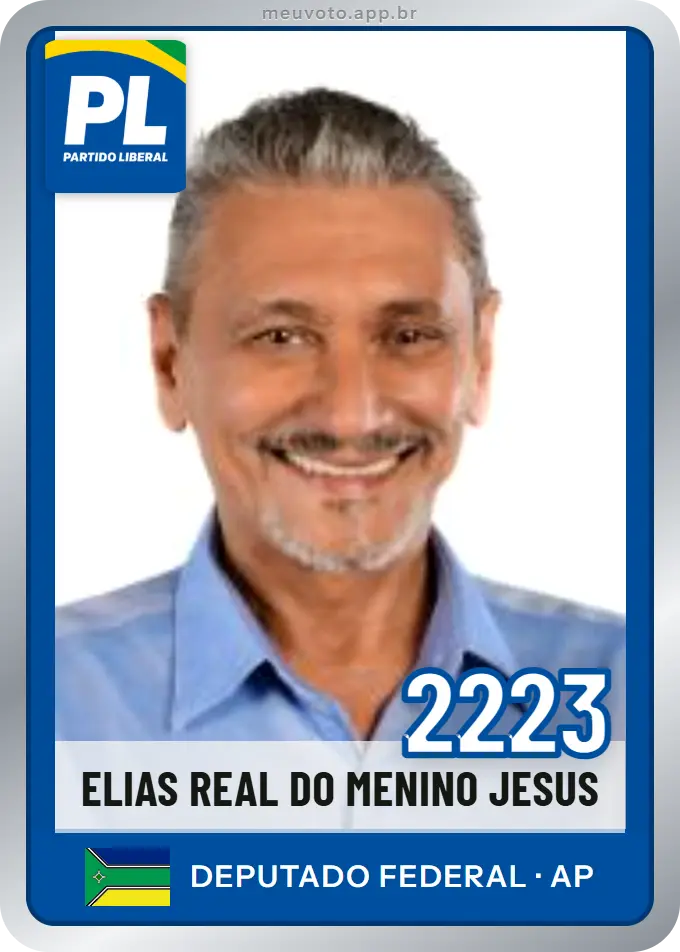Carta de Elias Real do Menino Jesus, número 2223, PL